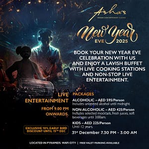 Asha's New Year's Eve Dining Experiences