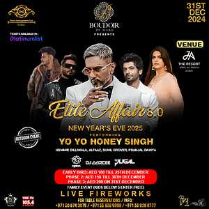 BOUDOIR by MARQ Dubai & GNG Event presents Elite Affair 8.0. New Years Eve Events