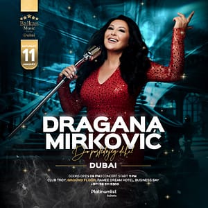 Dragana Mirkovic Live Concert in Dubai Nightlife