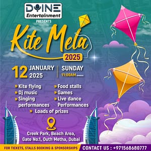 Kite Mela 2025 in Dubai Festival