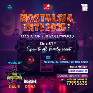 Nostalgia - 90s Red Apple Bollywood New Years - 15th Edition Concerts