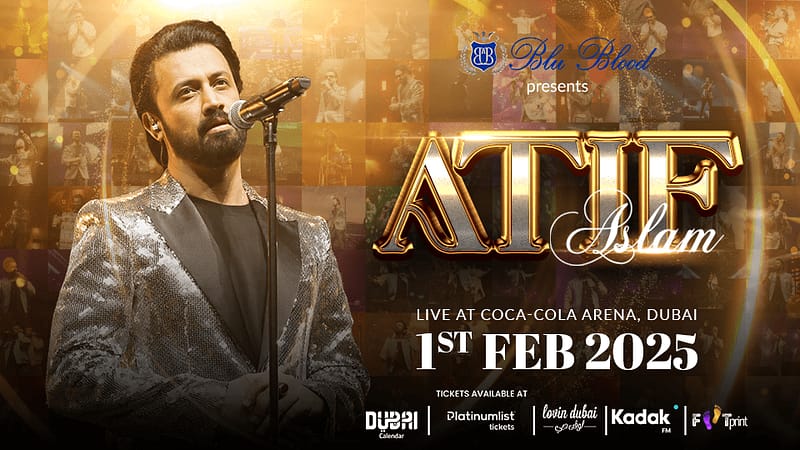 Atif Aslam Live in Coca-Cola Arena in Dubai - Desi Events - Image 2