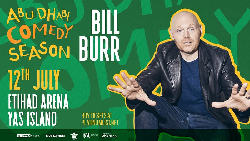 Bill Burr at Etihad Arena in Abu Dhabi - Comedy Events - Image 2