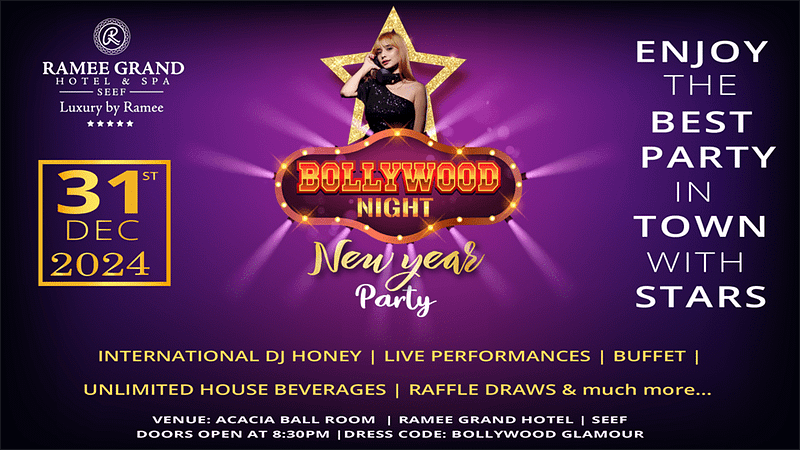 Bollywood Night - New Years Party at Ramee Grand Hotel - New Years Eve Events - Image 2