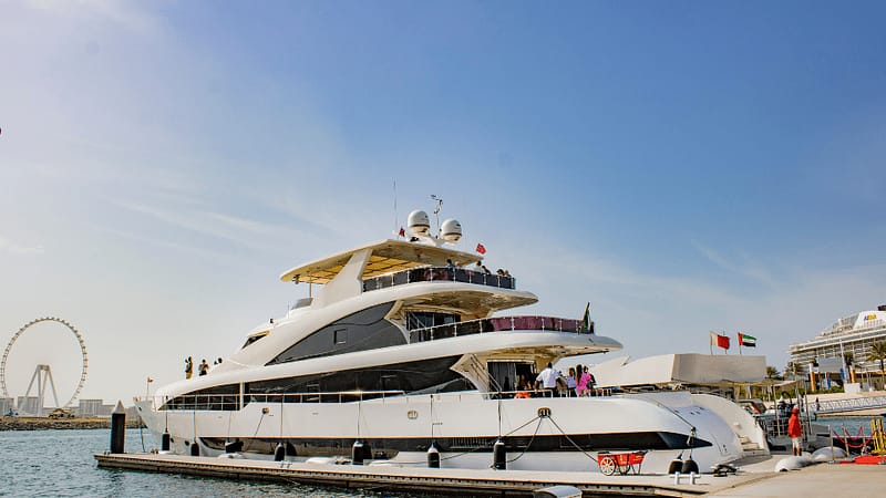 Dubai Harbour Superyacht Experience with Live station & Drinks - Boat Tours and Cruises - Image 2