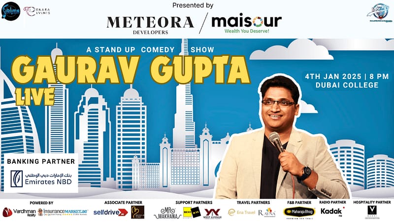 Gaurav Gupta Live in Dubai - Comedy Events - Image 2