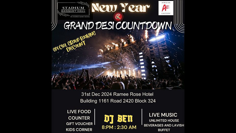 Grand Desi Countdown - New Years Eve Events - Image 2