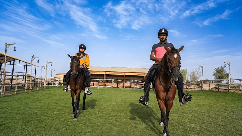 Horse Riding at Al Marmoom Oasis With Transfer - Desert safaris - Image 2