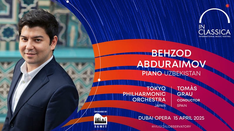 InClassica International Music Festival Presents Uzbekistan's Finest: Behzod Abduraimov with Tokyo Philharmonic at Dubai Opera - Classical Events - Image 2