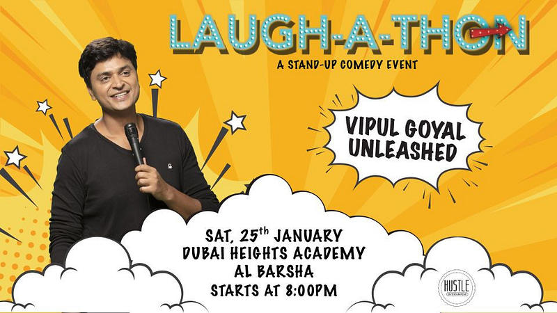 Laugh-a-thon ft Vipul Goyal Live in Dubai - Comedy Events - Image 2