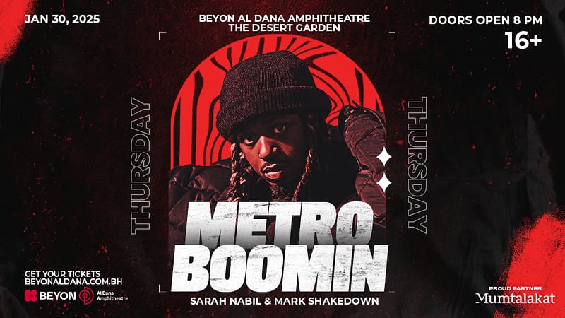 Metro Boomin at Beyon Al Dana Amphitheatre Desert Garden - Concerts - Image 2