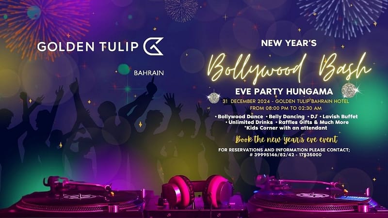 New Year's Eve - Bollywood Hungama at Golden Tulip Hotel Bahrain in Manama - New Years Eve Events - Image 2