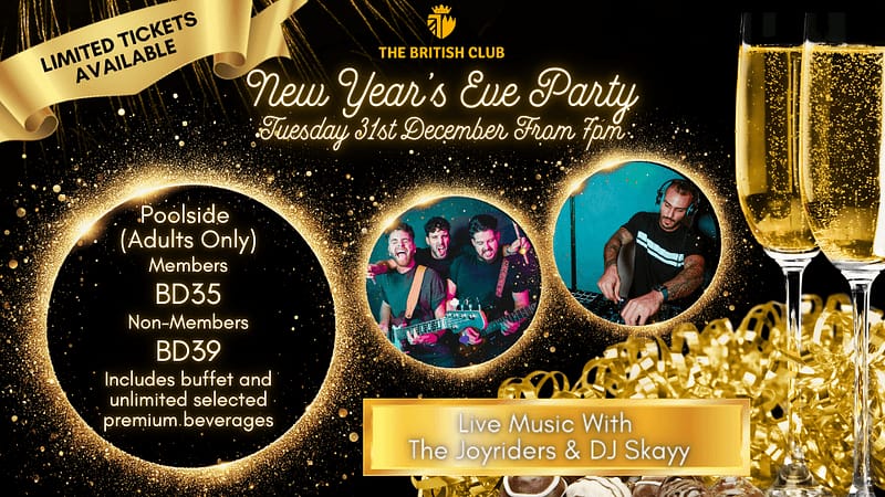 New Year's Eve Party at The British Club - New Years Eve Events - Image 2