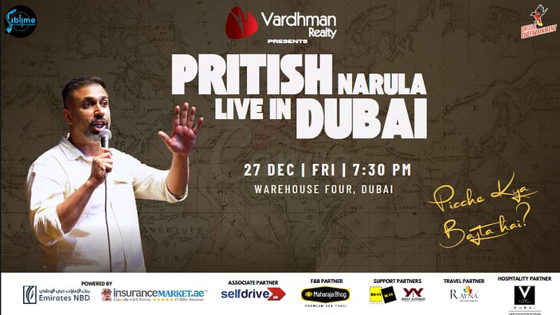 Pritish Narula Live in Dubai - Comedy Events - Image 2