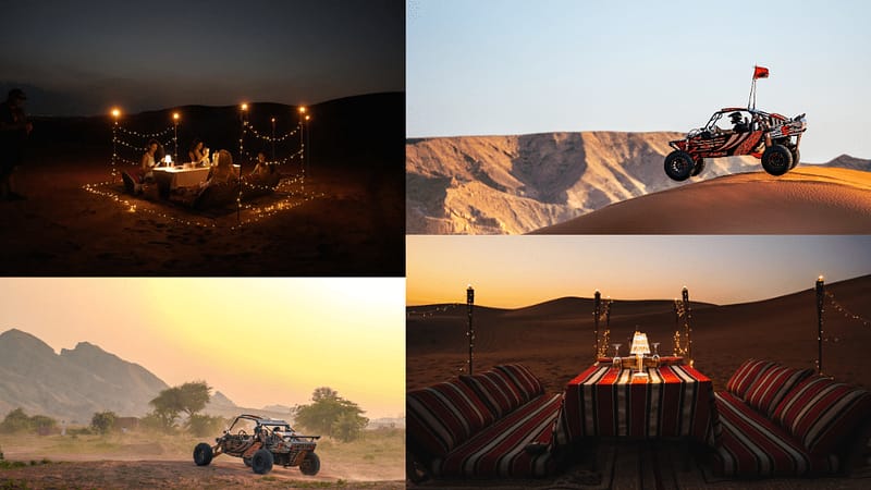 Private Dinner in the desert with optional Buggy Experience - Desert safaris - Image 2