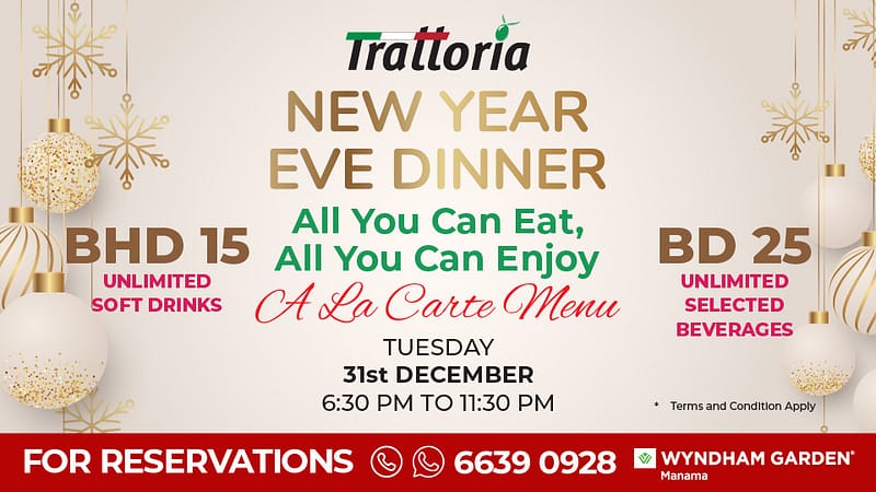 Trattoria NYE Dinner - New Years Eve Events - Image 2