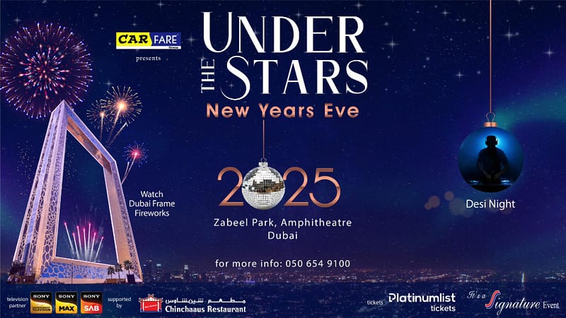 Under The Stars - New Years Eve in Dubai - New Years Eve Events - Image 2