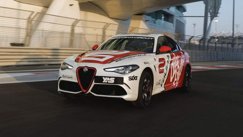 Yas Marina Circuit Passenger Ride - Alfa Romeo Guilia Quadrifoglio - Experiences - Image 2