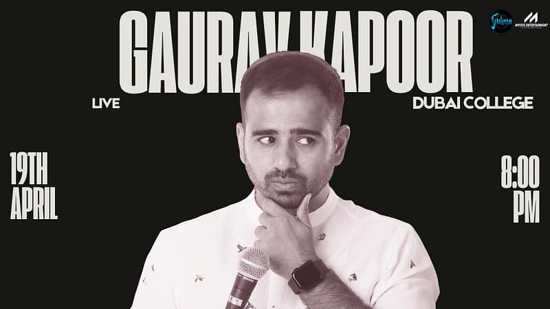 Gaurav Kapoor Live in Dubai - Comedy Events - Image 2