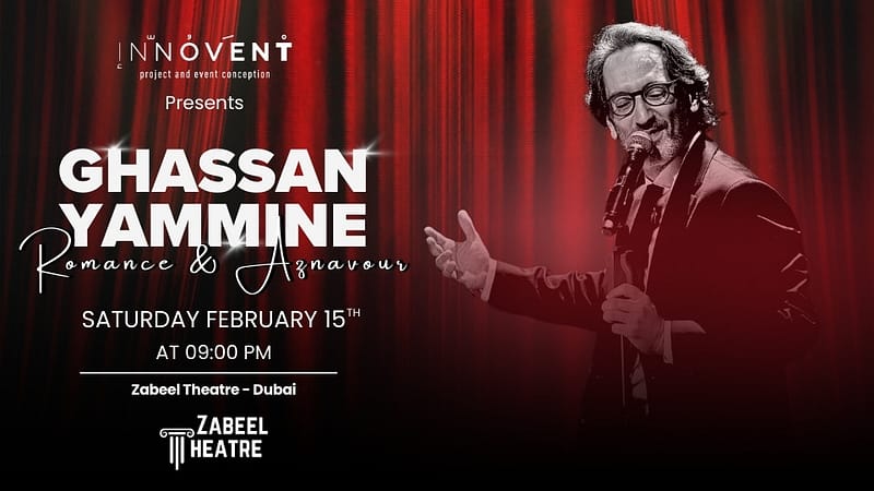 Ghassan Yammine: Romance & Aznavour at Zabeel Theatre in Dubai - Concerts - Image 2