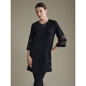 Modal Transparent Loose 3/4 Length Sleeve T-shirt