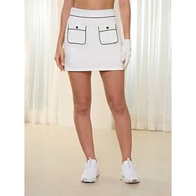 Women's Golf Skorts White Bottoms Ladies Golf Attire Clothes Outfits Wear Apparel