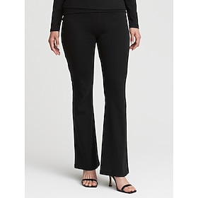 Ador Essentials Foldover Waist Flare Sweatpant