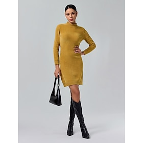 Chenille Urban Cleanfit Midi Sweater Dress